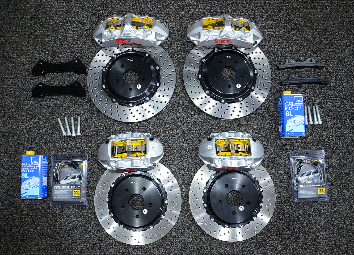 BBK Big Brake Kit For Toyota Highlander 20 Inch Wheel 6piston Caliper With 405*34mm Rotor