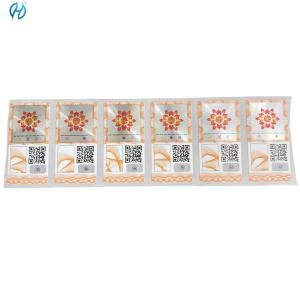  Printing Technology QR Code Label Roll Packaging Black And White Manufactures