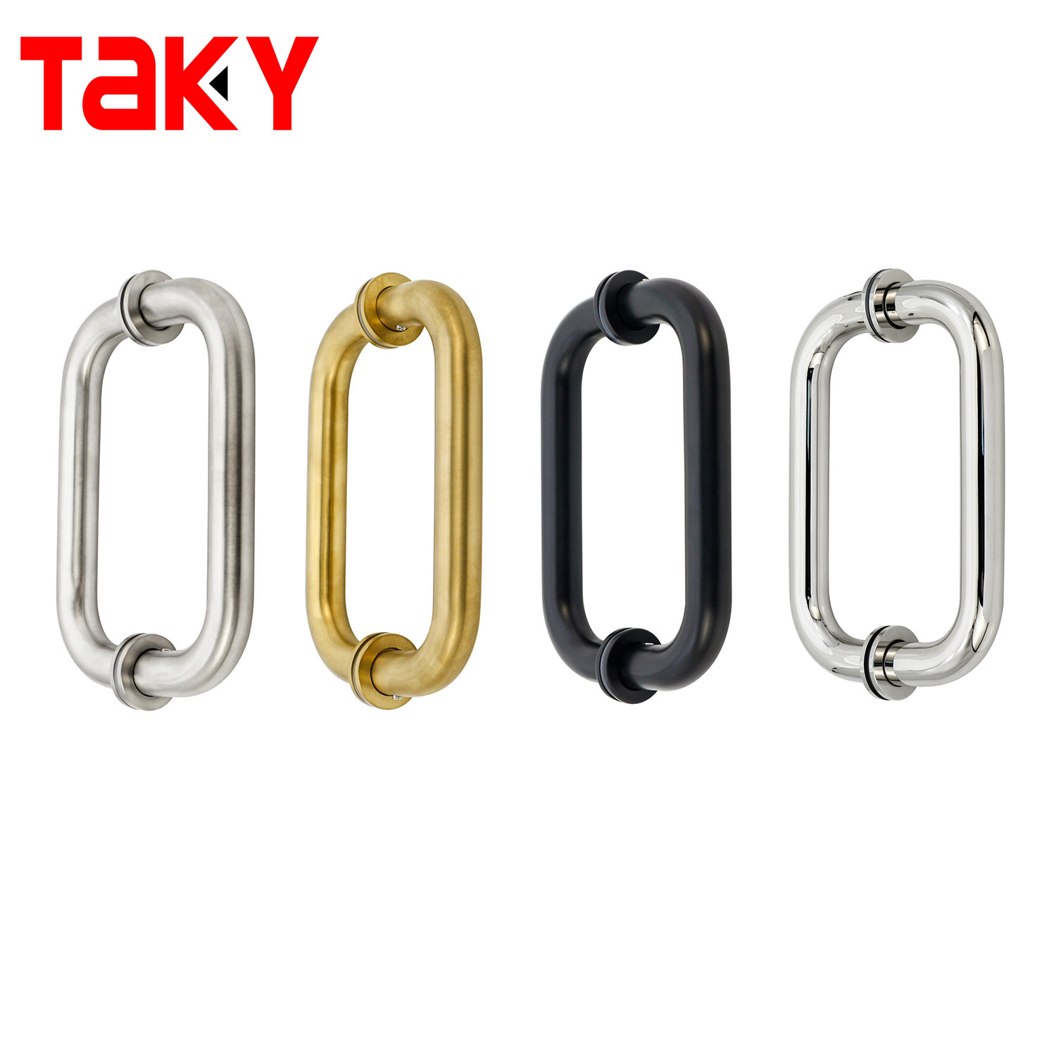 Durable Aluminum Double Sided Glass Door Pull Handles for Out Door Applications