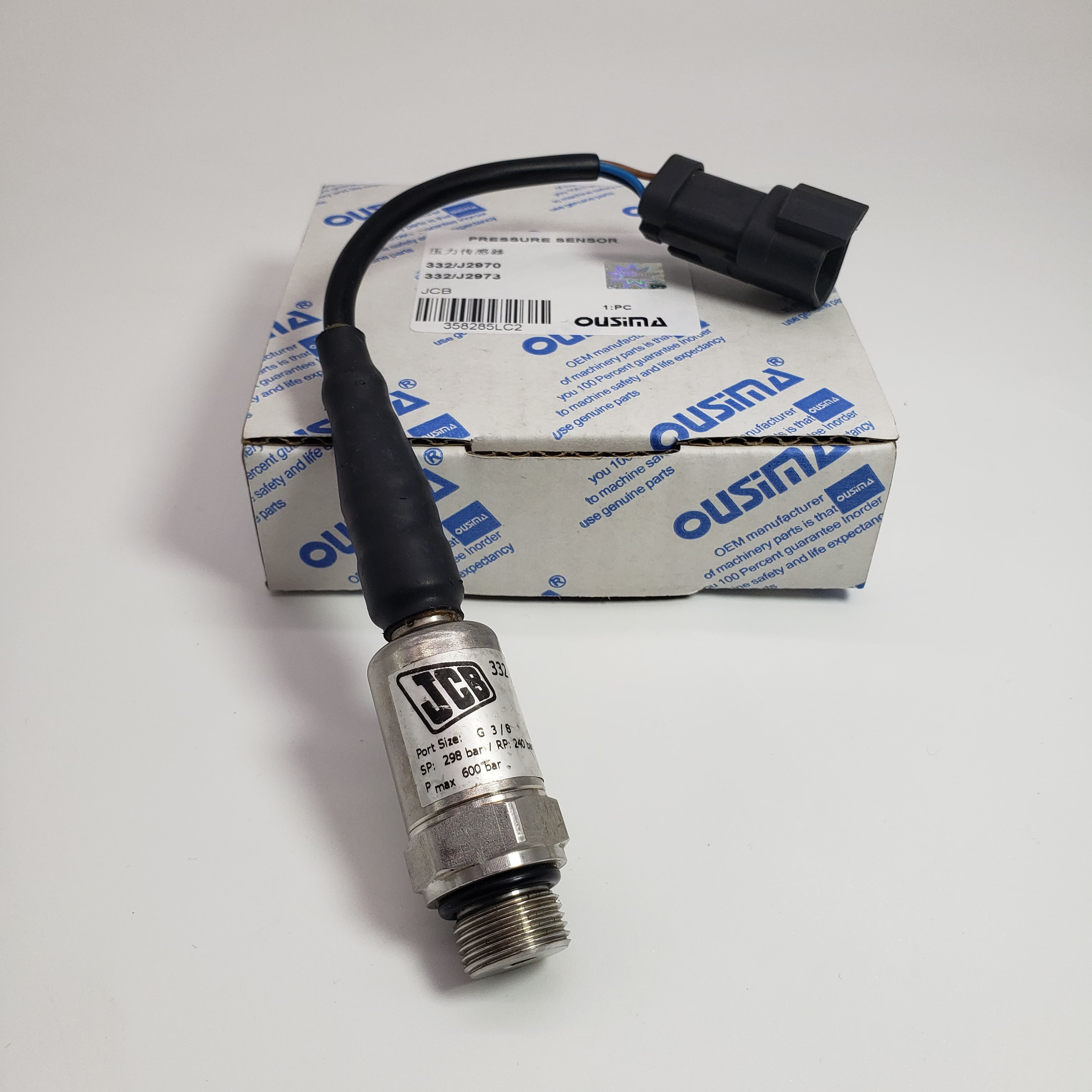 332/J2970 332/J2973 High Pressure Sensor For JCB Excavator