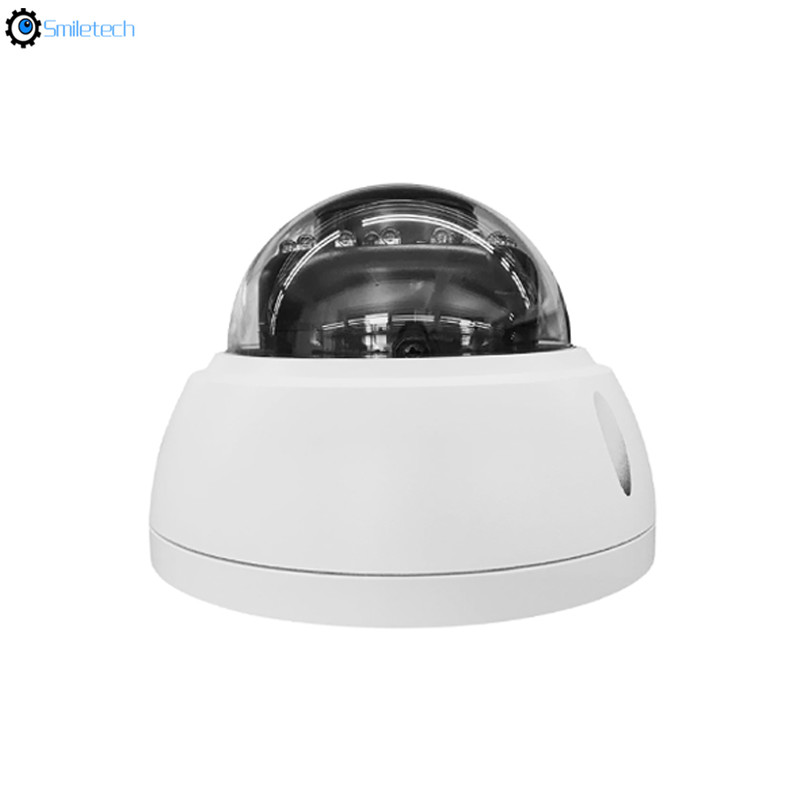 H.265 full metal case waterproof IP66 POE 5.0MP 30m IR distance 2.8-12mm varifocal lens IP dome camera