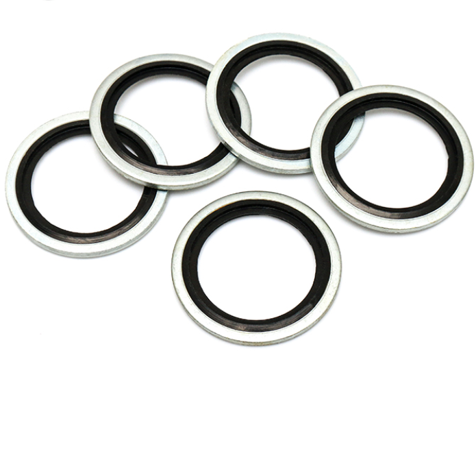 Customize Metal Rubber Bonded Sealing Washers Thread Compact Washer