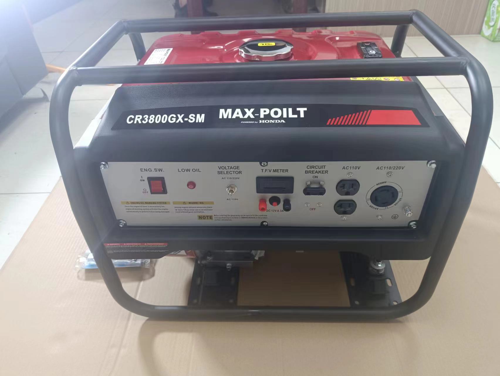 Design Honda Power Silent Portable Power Generator with OEM Color and Electrical Start