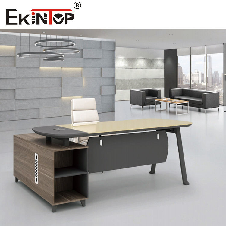 tempered glass desk