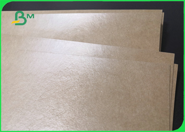 300gsm + 15g PE Coated Brown Kraft Paper For Fried Food Waterproof And Oilproof