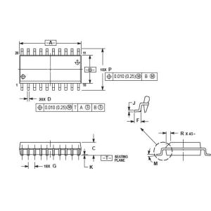  Integrated Circuit Chip 8-bit microcontroller units MC68HC705J5ACP MOTOROLA DIP20 Manufactures