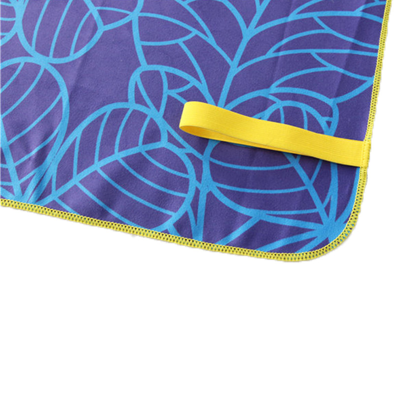 Recycled Microfiber Suede Waffle Basketball Soccer Beach Towel Double Side Print