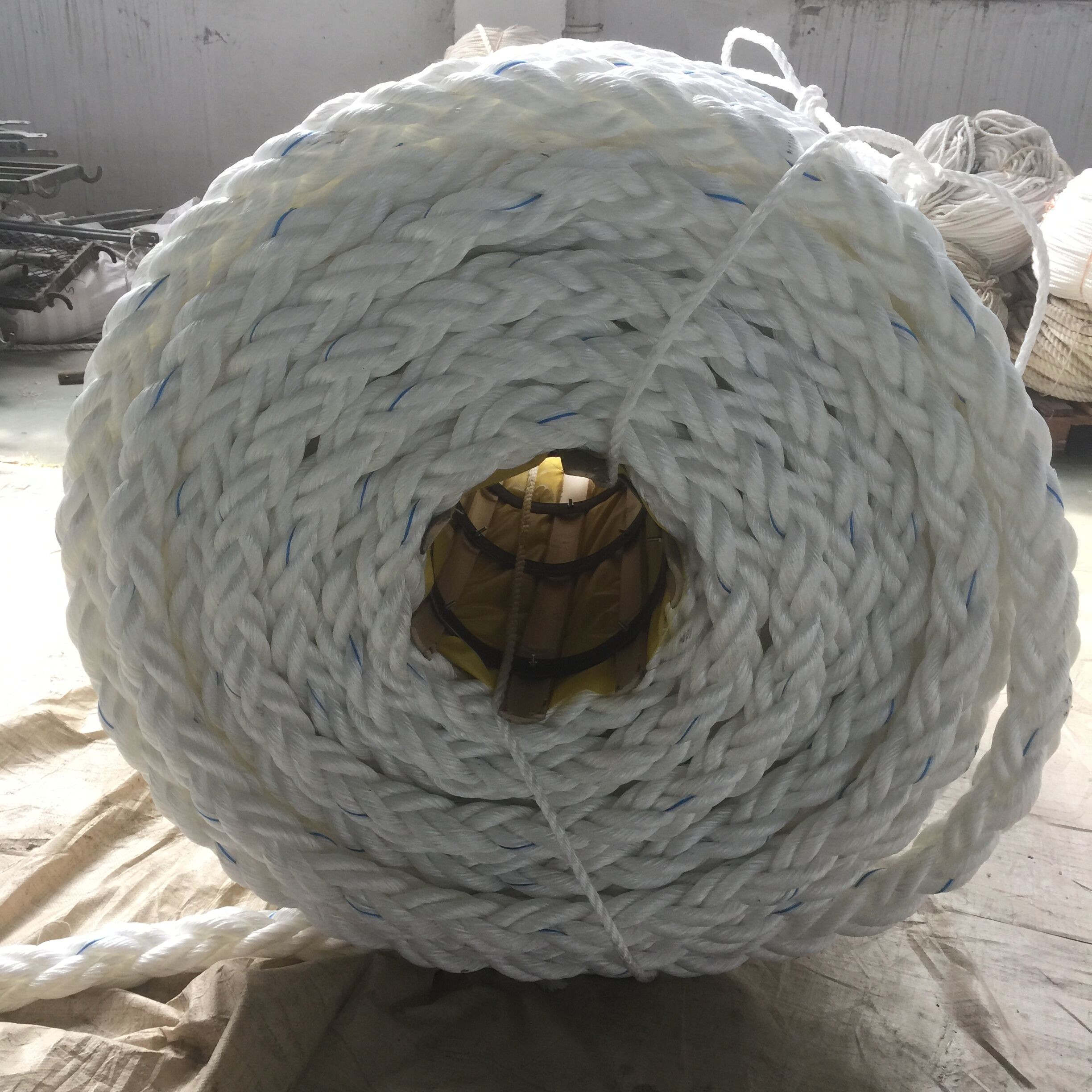 Wholesale 8 Strand Braided Floating Polypropylene Mooring Rope PP Marine Rope 28mm-128mm With Multi Colors
