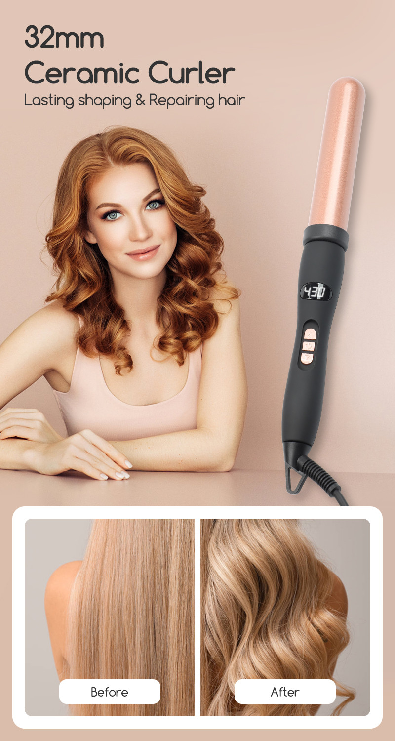 Custom Curling Irons And Hair Straighteners , Fast Heating Ceramic Curling Irons