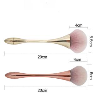China Angular Blush Smudge Flat Synthetic Makeup Brush OEM / ODM Light Weight on sale