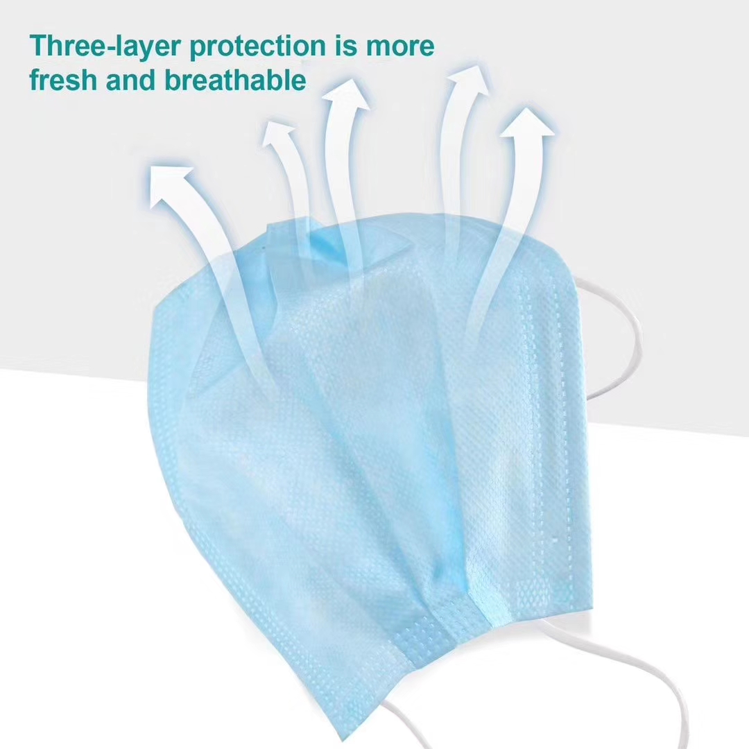 Surgical Anti Pollution Nonwoven Disposable Medical Face Mask