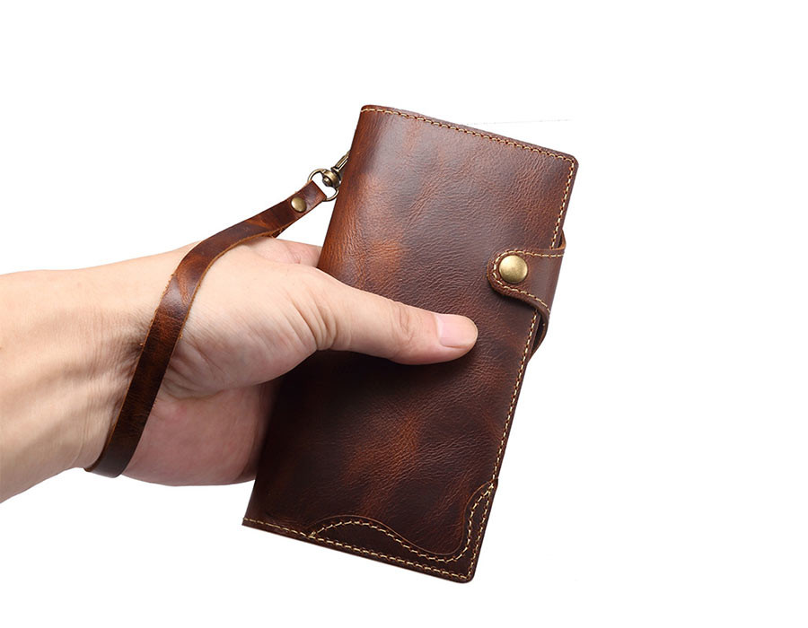 Geniune leather flip phone case for 2019 iphone11 11Rro, 11MAX, plug-in card design
