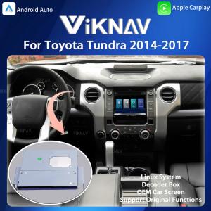 Viknav Linux System Decoder Box Apple Android Wireless Auto CarPlay For Toyota