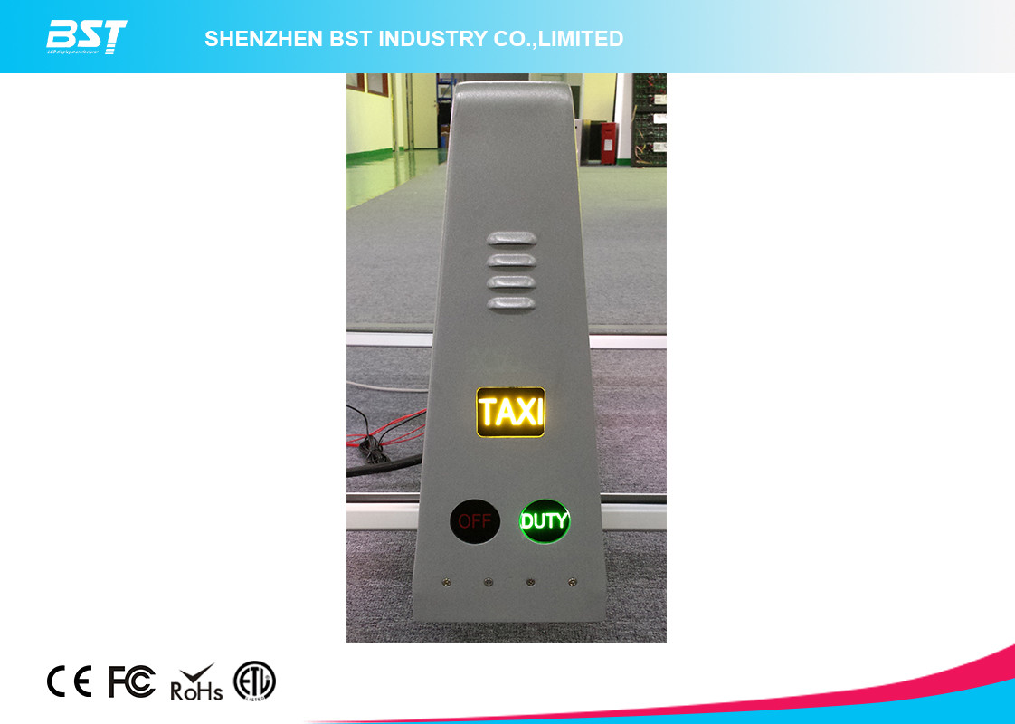 Two Sided Super Slim Taxi Led Display With 5mm Pixel Pitch And Aluminum Shell