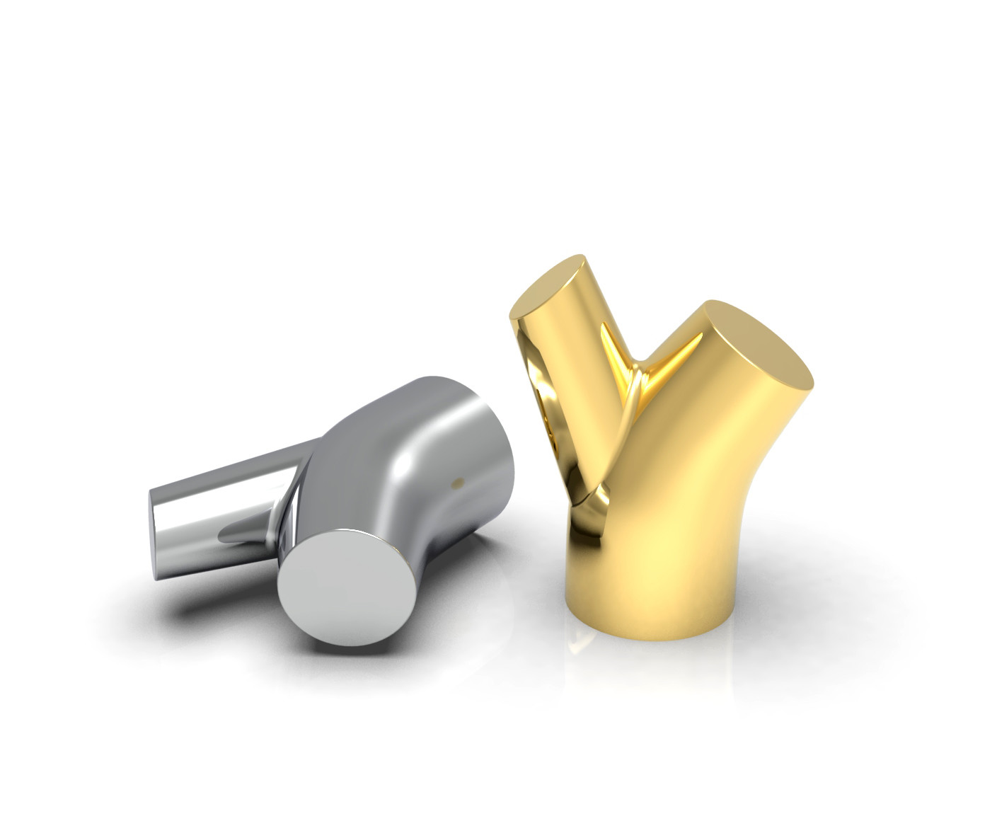 Branch Shape Zamak Perfume Bottle Lids For 15mm Neck