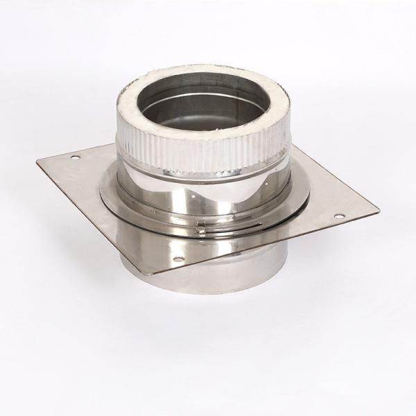 Ornament Double Wall Stainless Steel Chimney Pipe Anti Rust High Temperature