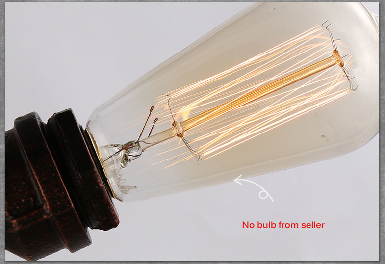 Loft Industrial Style Retro Water Pipe Chandelier Restaurant Aisle Coffee Shop Iron pendant lamp(WH-VP-222)
