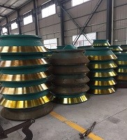 High Manganese Steel Mn18Cr2 Crusher Bowl Liner Replacement Parts for HP300 HP400 HP500