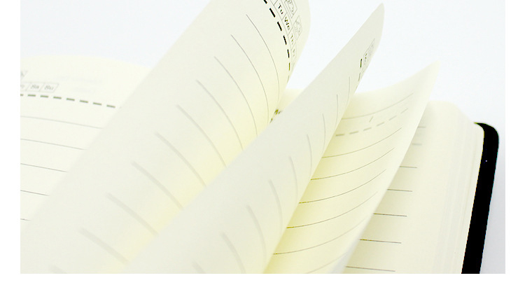 Customized Debossed Logo A5 Leather Notebook with Printed Design and 100 Inner Sheets