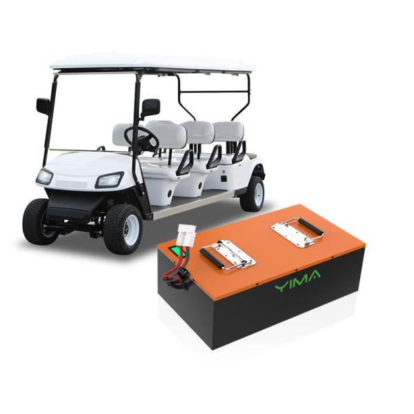 CE UN38.3 Certified Smart BMS Electric Golf Cart Lithium Battery 60Ah 70Ah 90Ah