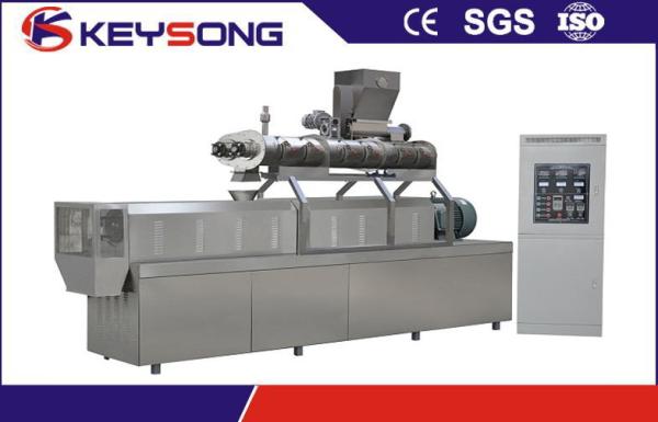 Large Capacity Food Extruder Machine Two Screw Extruder 800 - 1200kg / H For