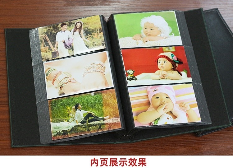 LEATHER 6 "PHOTO ALBUM FAMILY ALBUM ALBUM 240 INTERLEAVED BUSINESS OFFICE PHOTO ALBUM BAG ALBUM