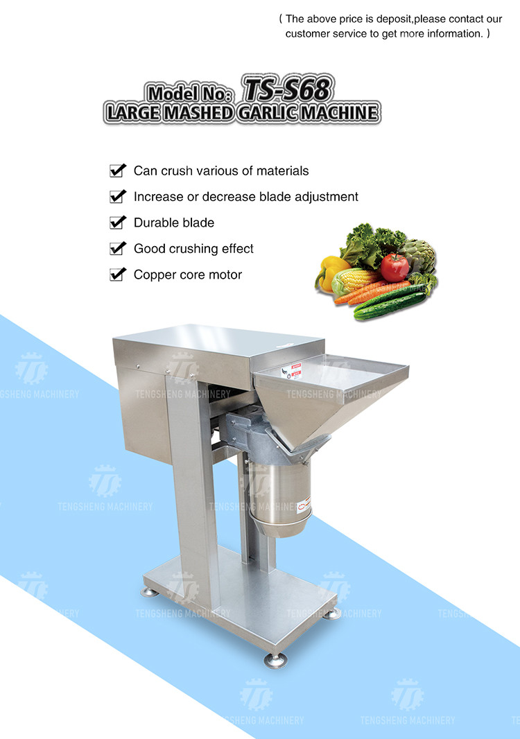 80KG Commercial Large Garlic Beating Machine Automatic Ginger Beating Machine