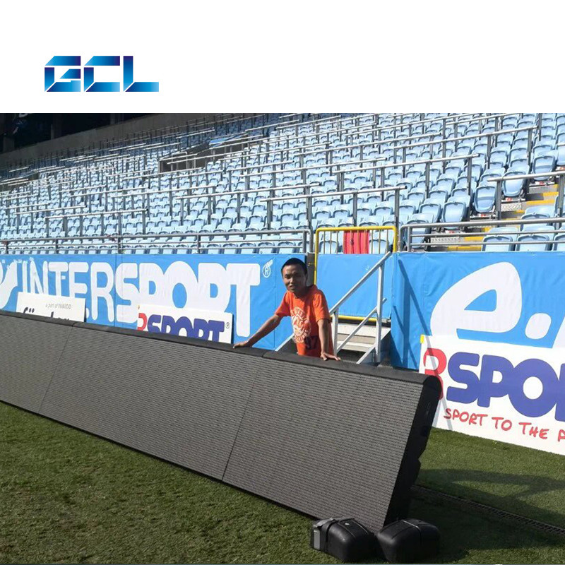 Steel Cabinet P10 Stadium Perimeter LED Display E Sports Display Screen For Large Football Stadium