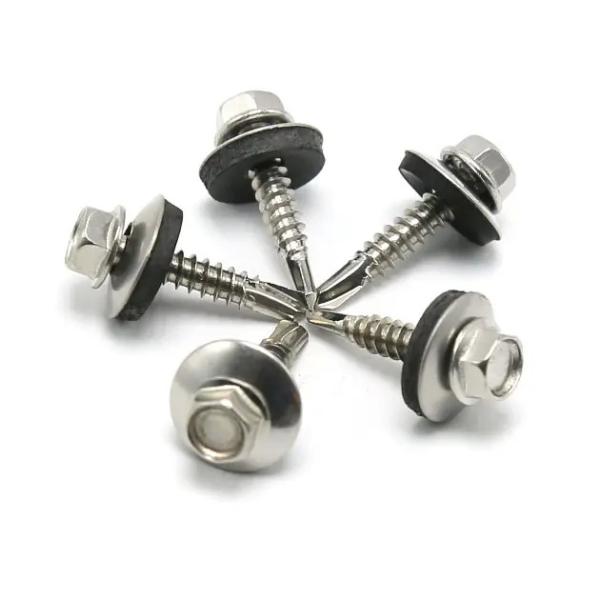 Stainless Steel 410 Hex Head Building Roofing Tek Screws Self Drilling Screws