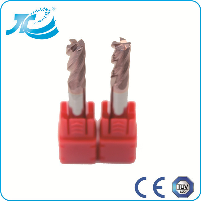 Solid Carbide Cutter 2 / 4 / 6 Flute End Mill 50-100mm Overall Length