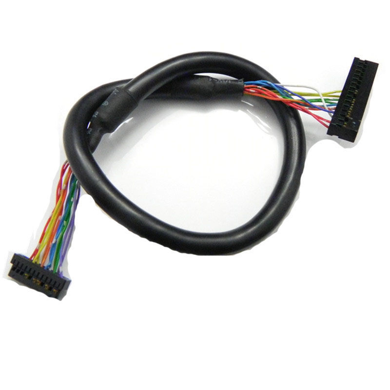 Electronic 30 Pin To 40 Pin Connector LCD Cable LVDS Cable Assembly