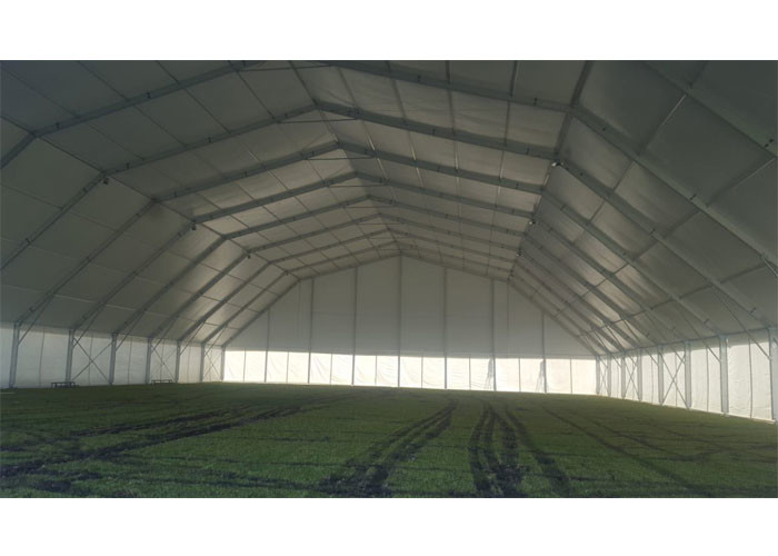 Waterproof Elegant Peak 30m To 50m Aluminum Frame Tent