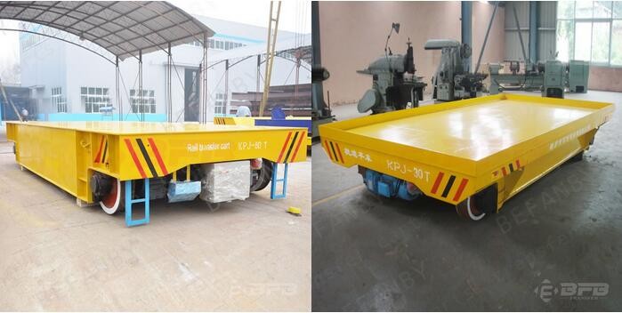 High Performance Heavy Material Handling Equipment , 16T Motorized Rail Cart