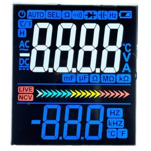  Multimeter Customized VA LCD Panel VDD 3.3V Segment LCD Display Manufactures