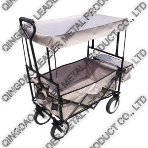 Folding Utility Wagon with Canopy & Back Bag - TC1011 TB