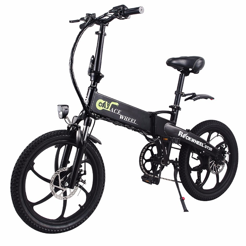 20 Inch 48V 10AH 350W Electric Folding Bike With Brushless Motor Aluminum Alloy Frame