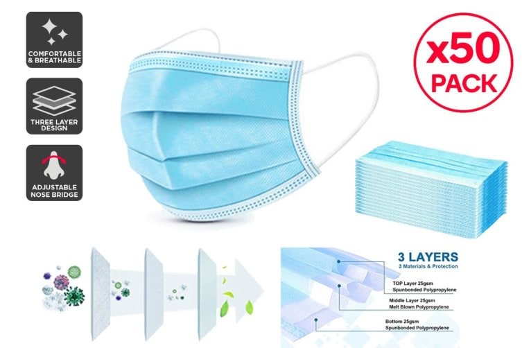 BFE 95% Disposable Earloop Face Mask