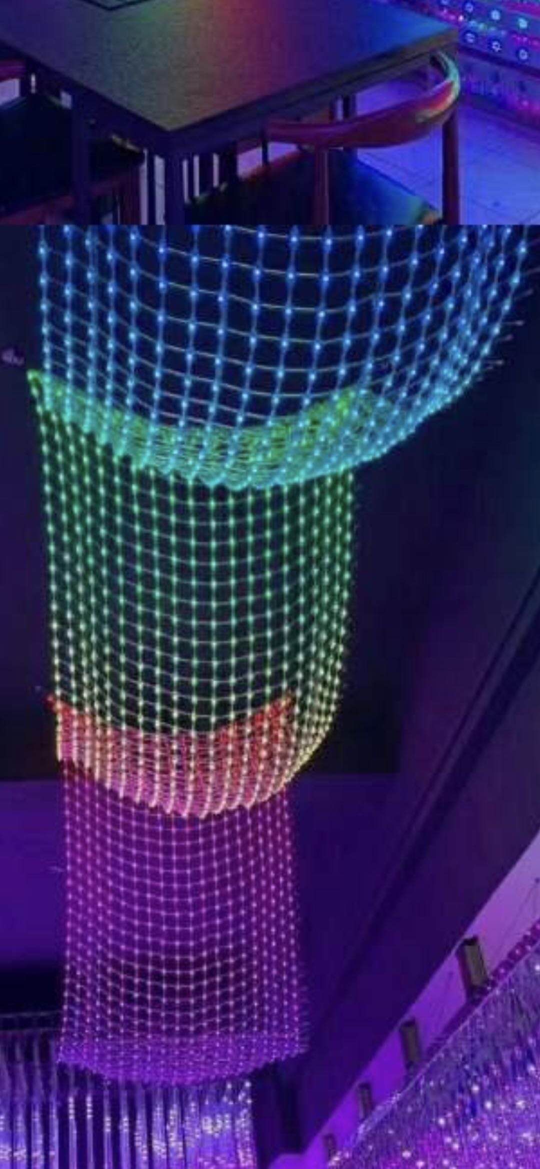3D LED Christmas Lights 0.72W Consumption Per Piece For Outdoor Pixel Lighting