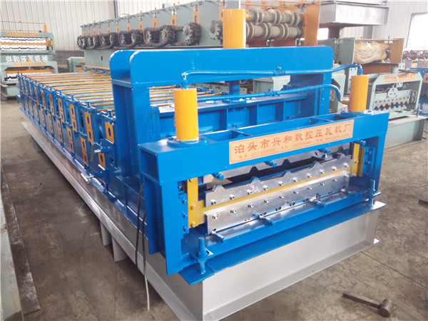 Double Layer Colored Steel Roofing Sheet Roll Forming Machinary