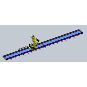 Flexible Robot Linear Track For Easy Integration In Industrial Processes