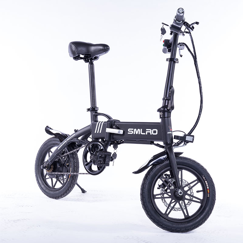 Ultra Sensitive Mini Foldable Electric Bicycle SMLRO Aluminum Alloy Frame