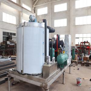 Evaporative Cooling 15tons/Day Ice Flake Maker Machine PLC Control