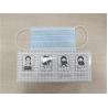 Buy cheap Anti Bacterial 3 Ply Non Woven Face Mask 50 PCS Fluid Resistant Odorless from wholesalers