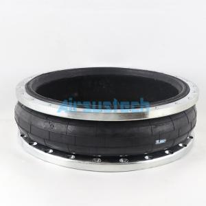 China Minimum Height 51 MM Contitech FS 1330-11 RS Single Convoluted Air Spring With 24-M10 Flange Rings on sale