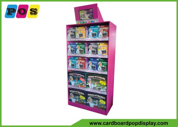Eye Catching FSDU Product Display Stands , Toys Cardboard Display Racks With LCD