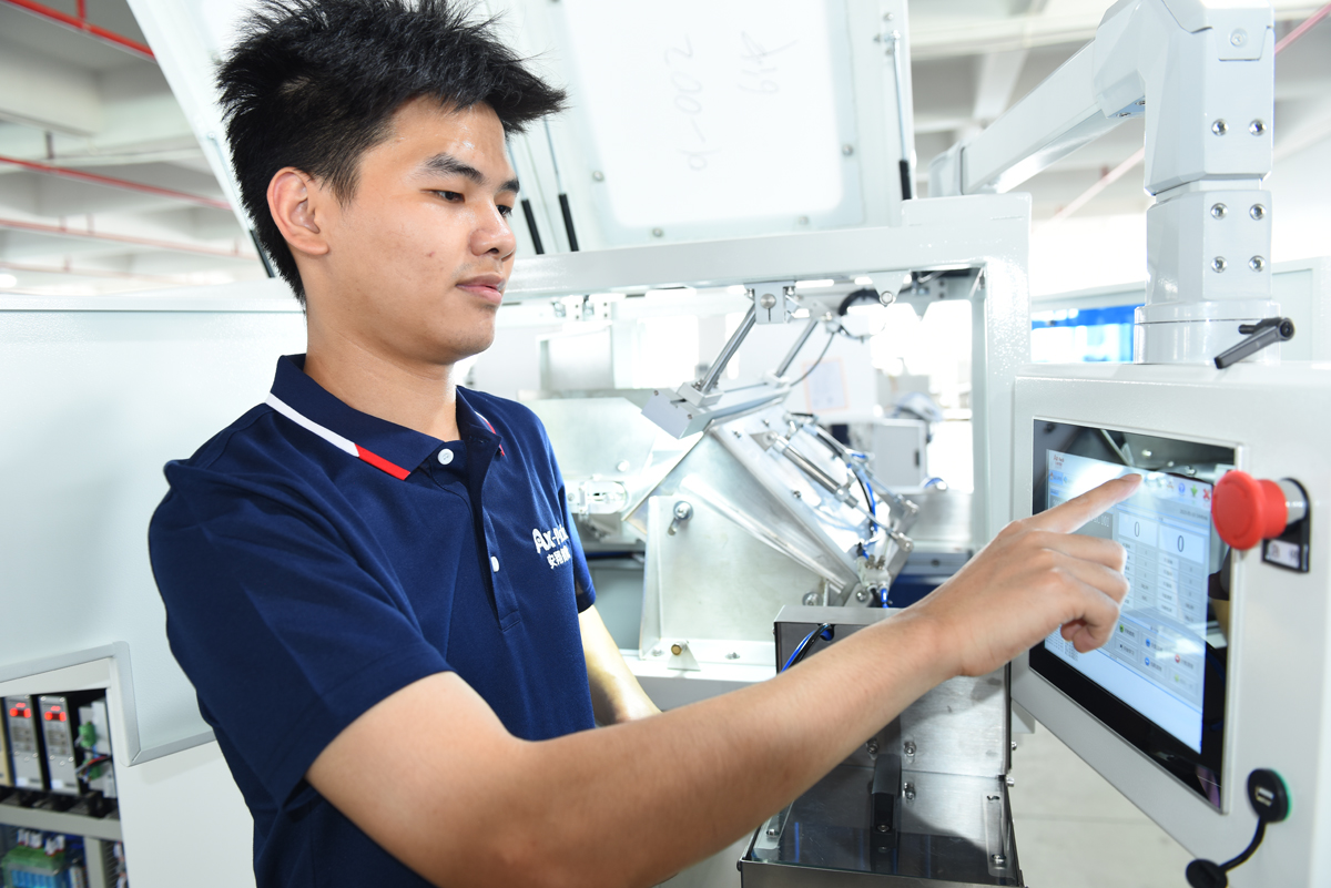 accuracy Automatic Hex Nut Bagging Machine for Hardware Gasket Vision Counter Screw