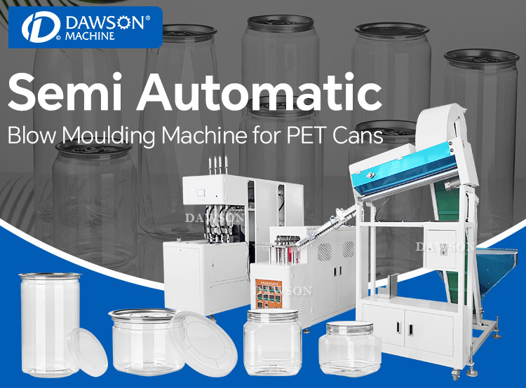 Plastic Can PET Transparent Can Food Sealing Can Blow Molding Machine