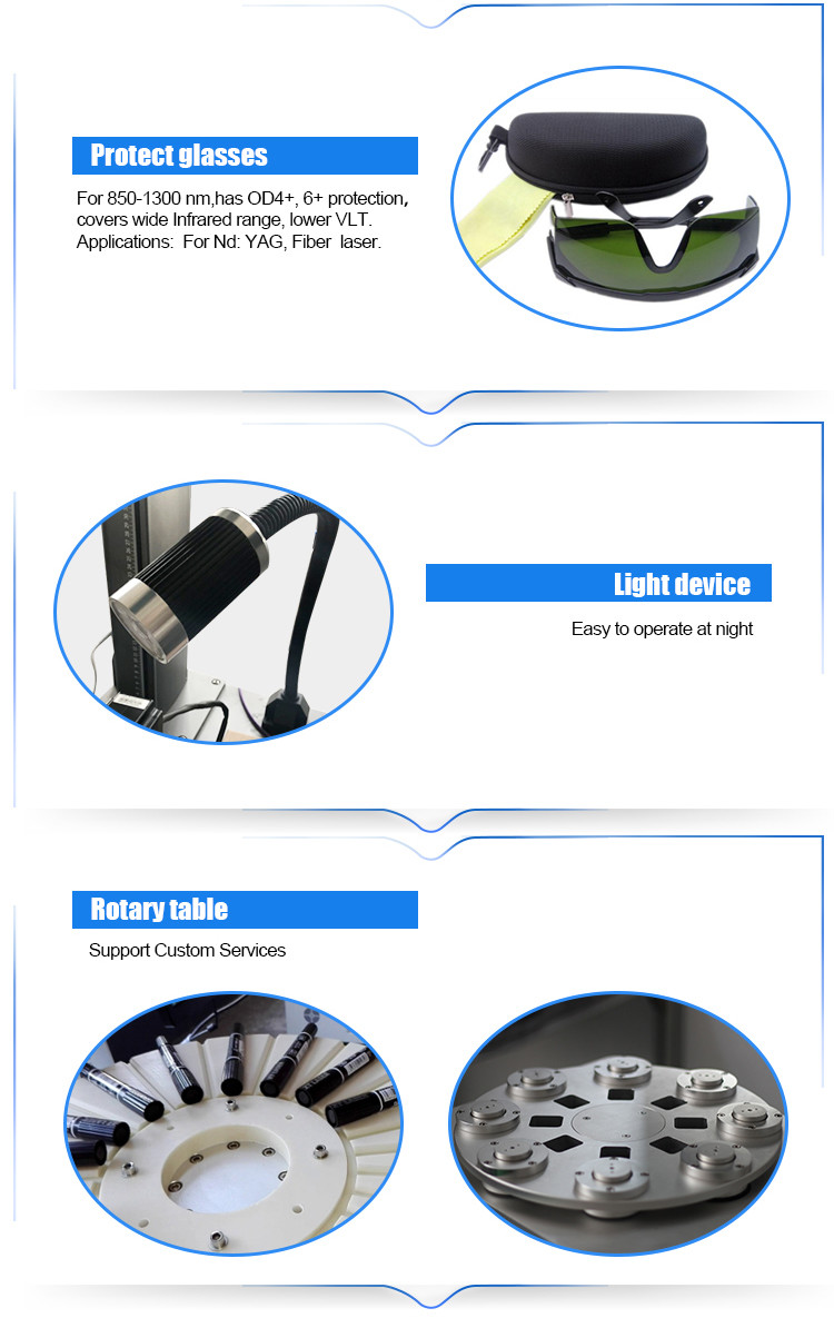 20W MINI Laser Engraving Machine With Raycus JPT Laser Source
