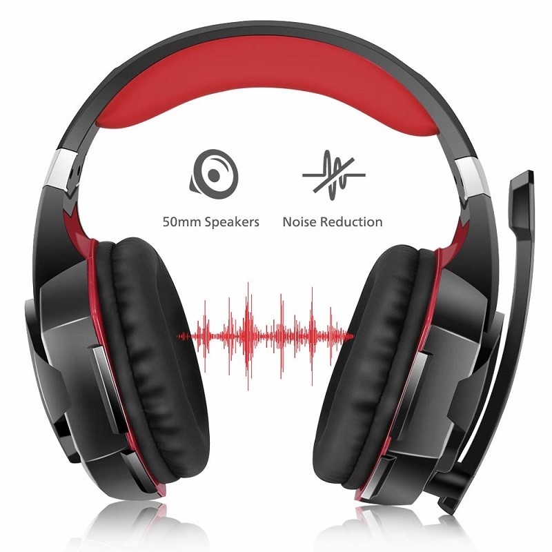 KOTION EACH G2000 100mA DC5V USB Gaming Headset With Light Mic