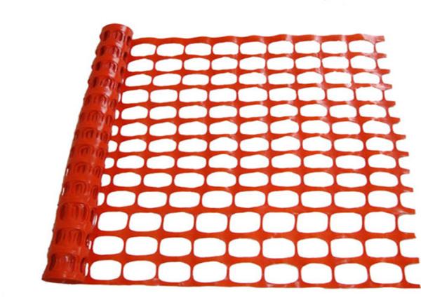 UV Stabilized Plastic Safety Fence Block Off Property Lines Unfinished Buildings